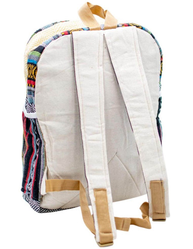 Unisex-Rucksack aus ethnischem Hanf:...