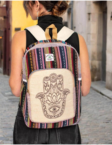 mochila-cañamo-mano-hamsa-colores-variados