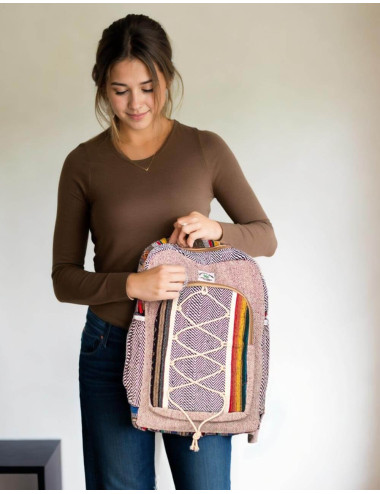 Moda étnica: Mochila...