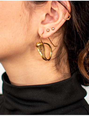 Boucles d'oreilles serpent...