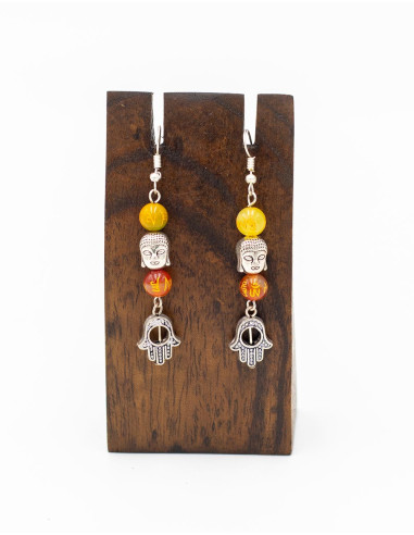 Pendiente-piedra-mineral-mano-hamsa-etnico