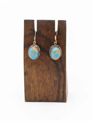 Brincos Artesanais com Pedra Natural – Modelo...