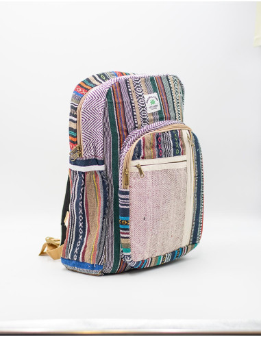 Sac à dos unisexe Kimago en chanvre artisanal...
