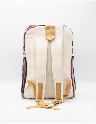 Sac à dos unisexe en chanvre : art et...