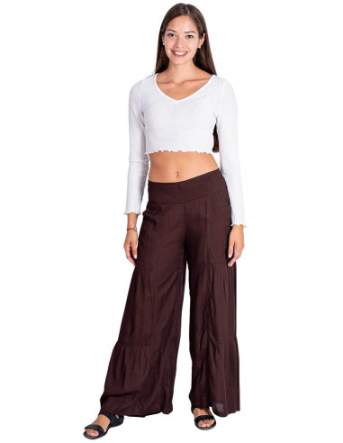 Pantalon long ethnique Kimago pour femme –...