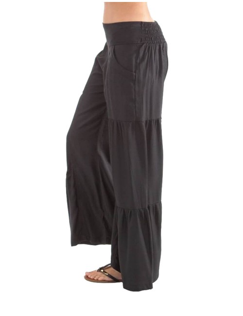 perfil feminino de calça solta