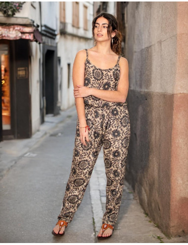 Long silk jumpsuit printed... 2
