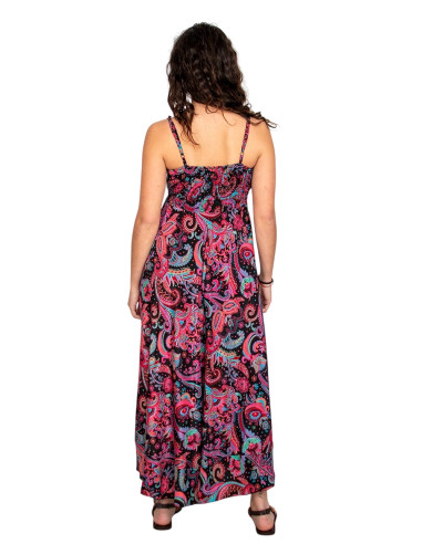 Maxikleid mit Paisley-Print und V-Ausschnitt –...