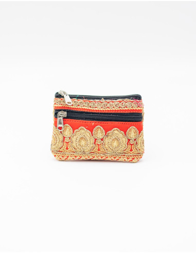 Kimago Embroidered Medium Purse – Unique Ethnic...
