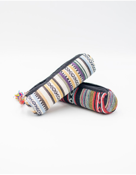 Kimago zylindrisches Gehäuse – Farbe und indische Handwerkskunst in einem Unikat