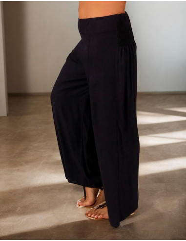 Gerade geschnittene Rayon-Hosen in Übergröße –...