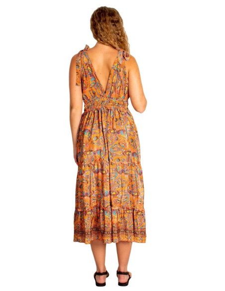 Robe en soie hippie bohème – Authentique et fraîche