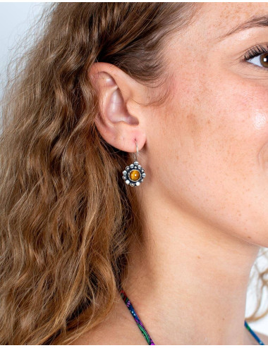 Boucles d'oreilles fleurs...