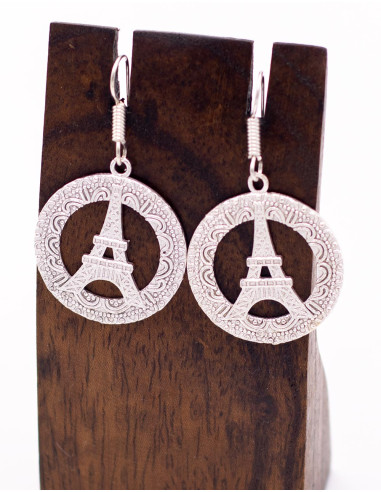 Brincos circulares Torre Eiffel