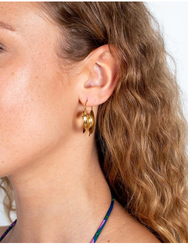 Boucles d'oreilles spirales...