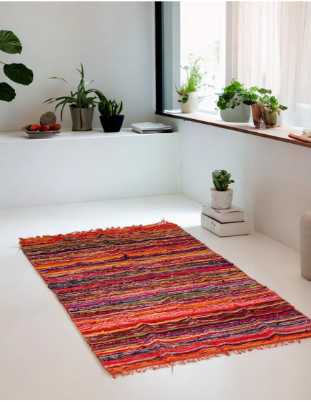 Handmade Jarapa ethnic rug from India – Large 1x2 m