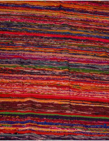 Tapis ethnique Jarapa fait main en Inde – Grand...