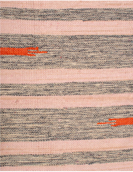 Handwoven Indian ethnic rug – Unique colors and handcrafted design