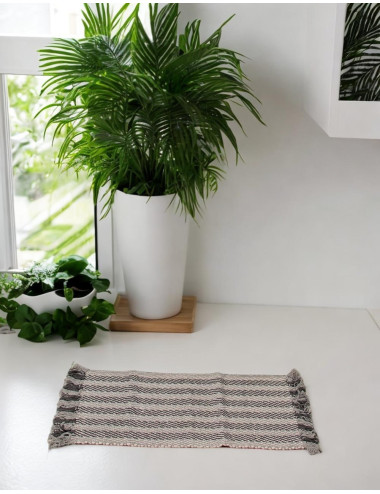 Tapis ethnique indien à...