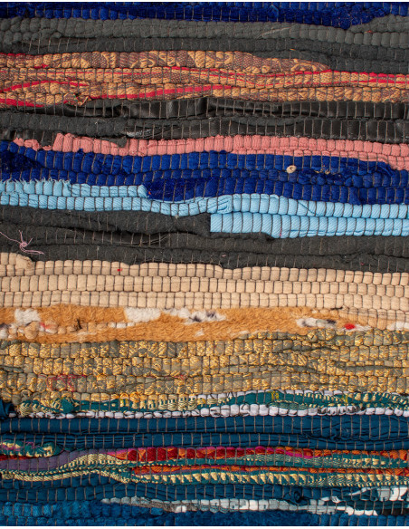 Alfombra étnica india artesanal estilo boho – Colores aleatorios