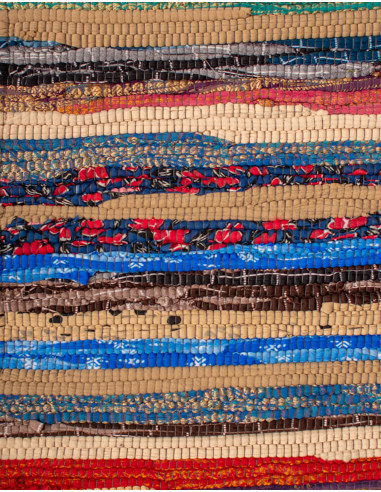 Tapis indien ethnique bohème fait main –...