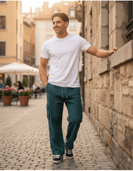 Unisex Haremshosen – Indische Ethnomode im handgefertigten Stil