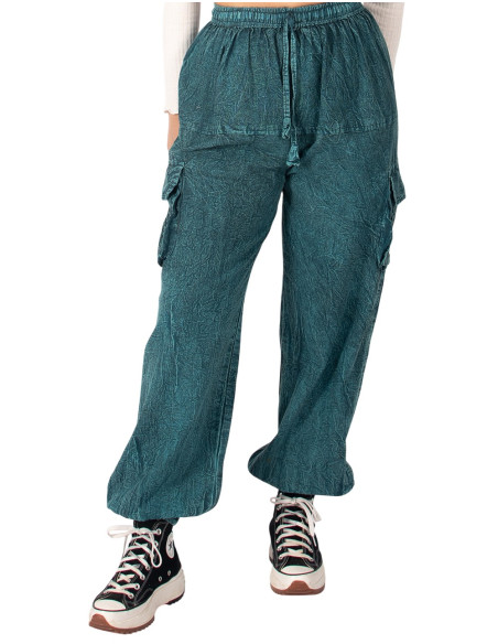 Pantalon sarouel unisexe Kimago – Style bohème et artisanat indien