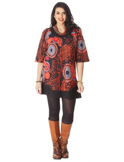 camisole_sleeve3 / 4_sizes_big_black