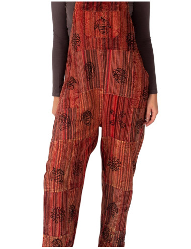 Unisex-Patchwork-Latzhose... 2