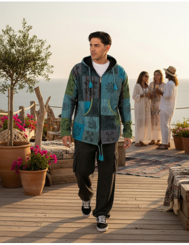 HSU0011 - Giacca patchwork...