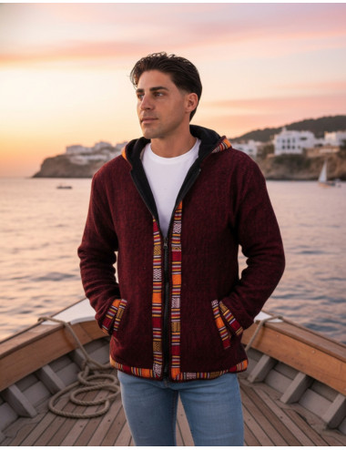 Calda giacca rossa con...