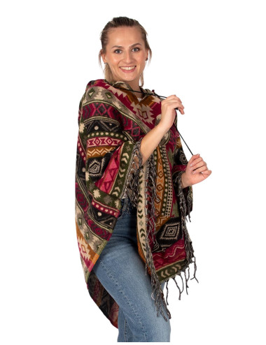 Poncho unissex estilo boho... 2