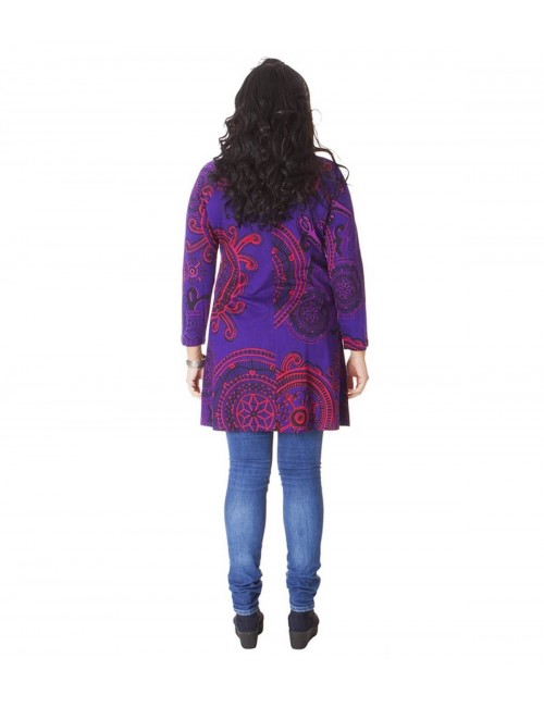 tunique-hippie-enceinte-maman-grande-taille-violet