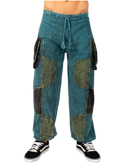 Pantaloni harem unisex in cotone in vari colori