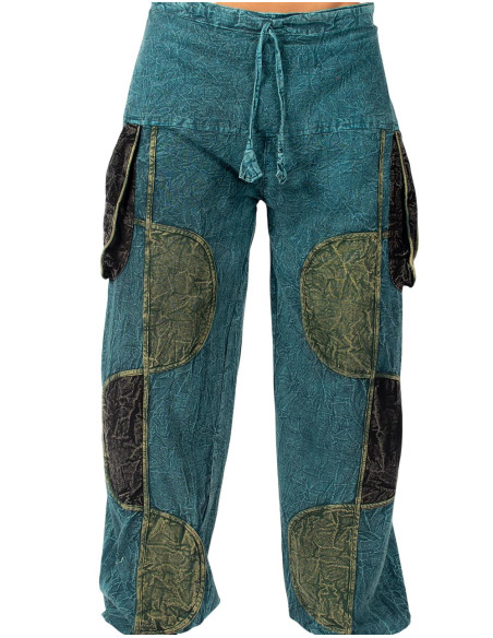 Pantaloni harem unisex in cotone in vari colori