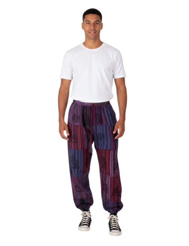 Unisex Patchwork-Haremshose...