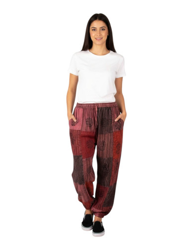 Unisex patchwork harem pants in various colors