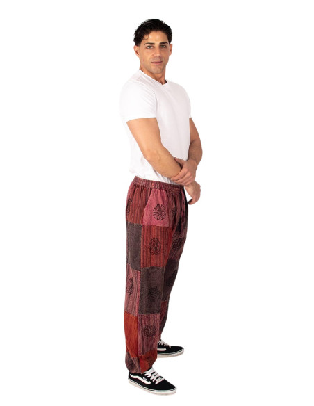 pantalon-rosado-patchwork-hombre-unisex