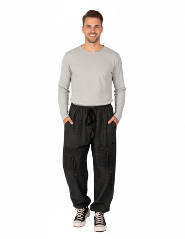 Warme Unisex-Haremshosen im Ethno-Stil