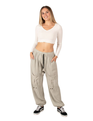Warme und handgefertigte Unisex-Haremshose
