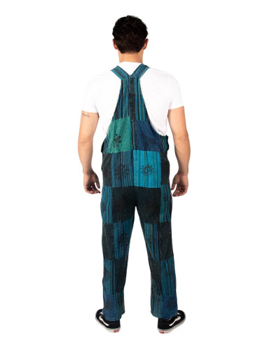 Unisex-Patchwork-Jumpsuit aus handgefertigter...