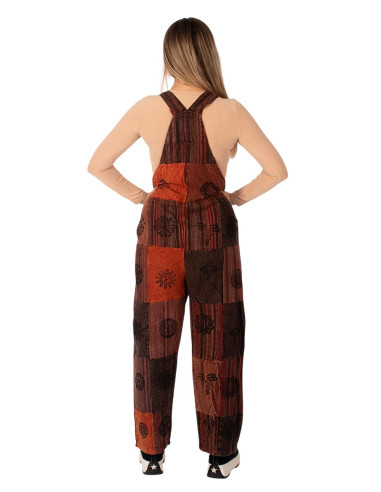Combinaison unisexe patchwork en coton fait...