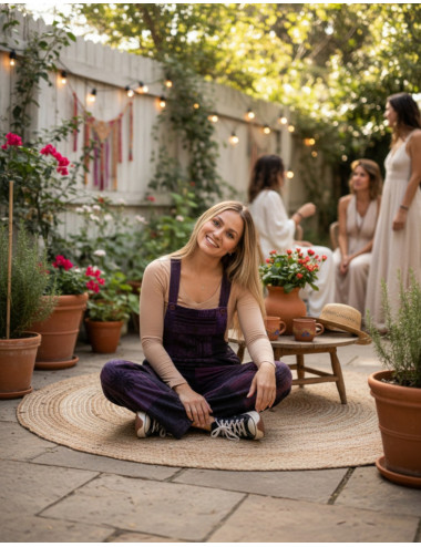 Unisex-Patchwork-Overall...