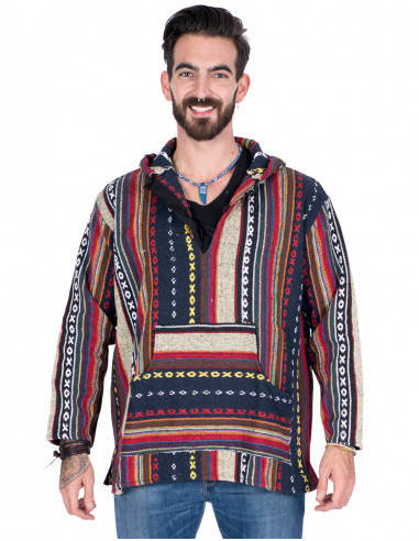 Felpa boho unisex realizzata in cotone fatto a...