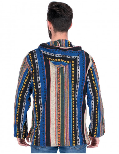 Unisex-Boho-Sweatshirt aus handgefertigter...