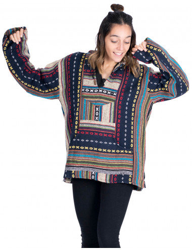 Moletom unissex boho feito... 2