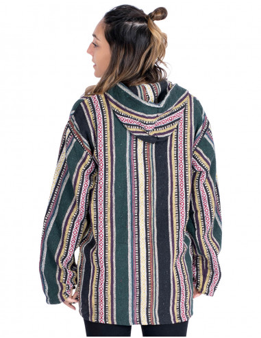 Felpa boho unisex realizzata in cotone fatto a...