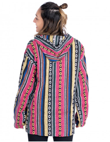 Felpa boho unisex realizzata in cotone fatto a...