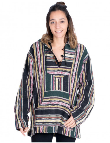 Felpa boho unisex realizzata in cotone fatto a...