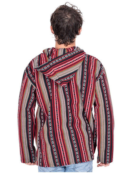 Giacca hippie unisex realizzata in cotone fatto a mano – Autentico stile boho